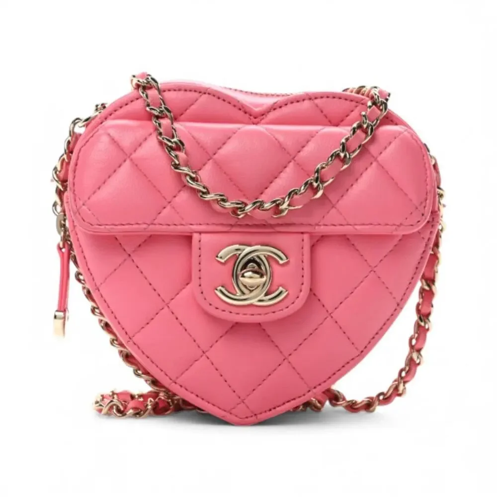 Chanel CC In Love Clutch Heart